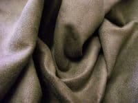 Faux Suede Suedette Fabric Material 150g - DARK BROWN